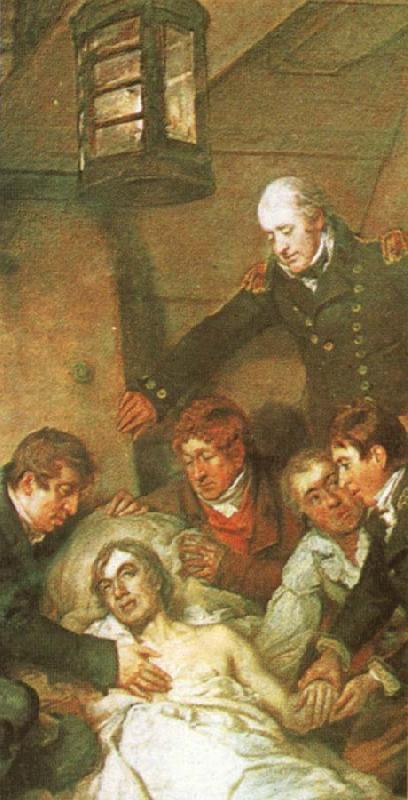 Arthur Devis Nelson-s death-bed oil painting image